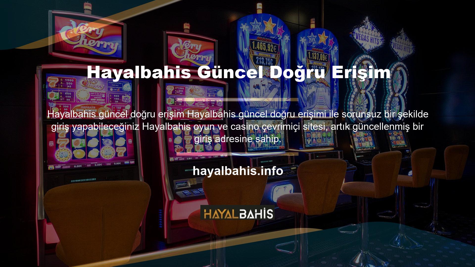 Türkiye'de çevrimiçi casinonun yasa dışı olması ve yabancı casino sitelerinin varlığı nedeniyle mevcut adresleri haftanın birkaç günü engellenmektedir